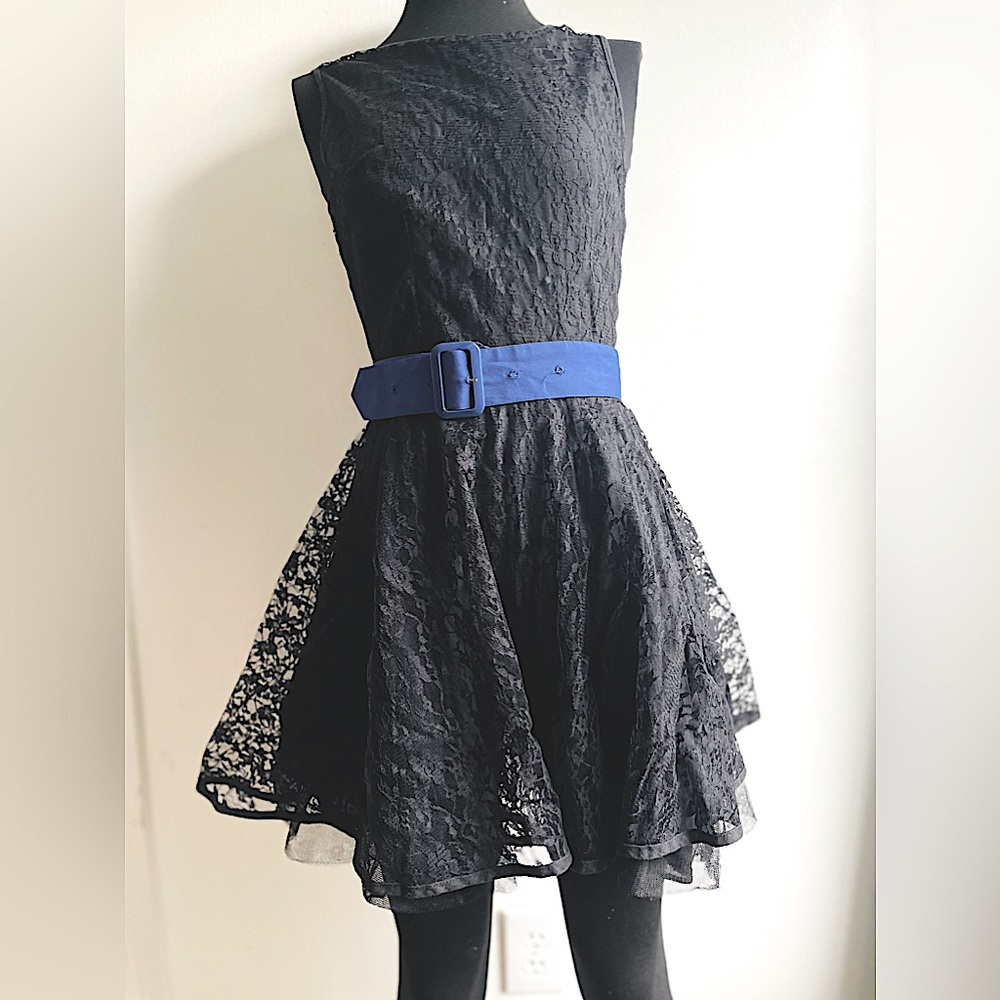 Little black ballerina dress. Size S.!party dress. Lace dress